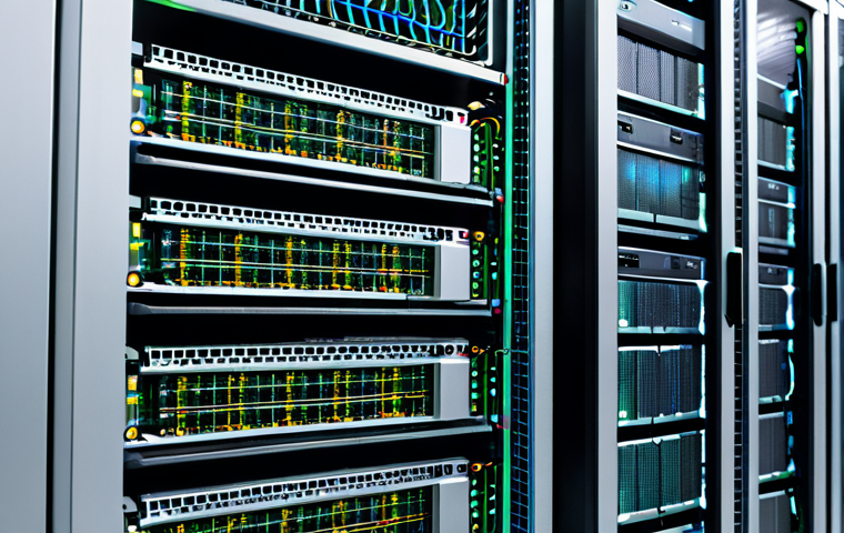 Specialized AI Hardware Visualization**

"A clean, brightly lit data center filled with servers. Focus on a close-up of a single server rack showcasing various chips: a GPU with intricate heat sinks, an ASIC with a custom design, and an FPGA development board. Cables connect the components. The image should evoke a sense of advanced technology and efficient processing. Include visual representations of neural network data flowing through the chips (e.g., light patterns, abstract data streams). Fully clothed engineers are visible in the background, working on the systems, wearing appropriate attire. Safe for work, appropriate content, professional, well-defined details, high resolution, perfect anatomy (background engineers), correct proportions, and natural poses. A diagram overlay illustrates data flow and chip architecture. Modest attire."

**