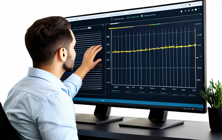 AI 하드웨어 가속기 성능 검증 방법 - Dataset Diversity Validation**

"A data scientist, fully clothed in a professional lab coat, analyzi...