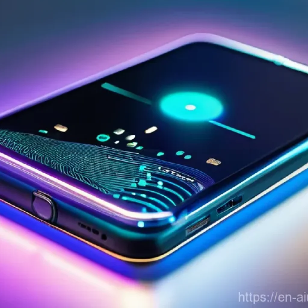 AI 하드웨어 가속기와 엣지 컴퓨팅 - **AI Hardware Accelerators: The Responsive Personal Device**
"A close-up, highly detailed shot o...