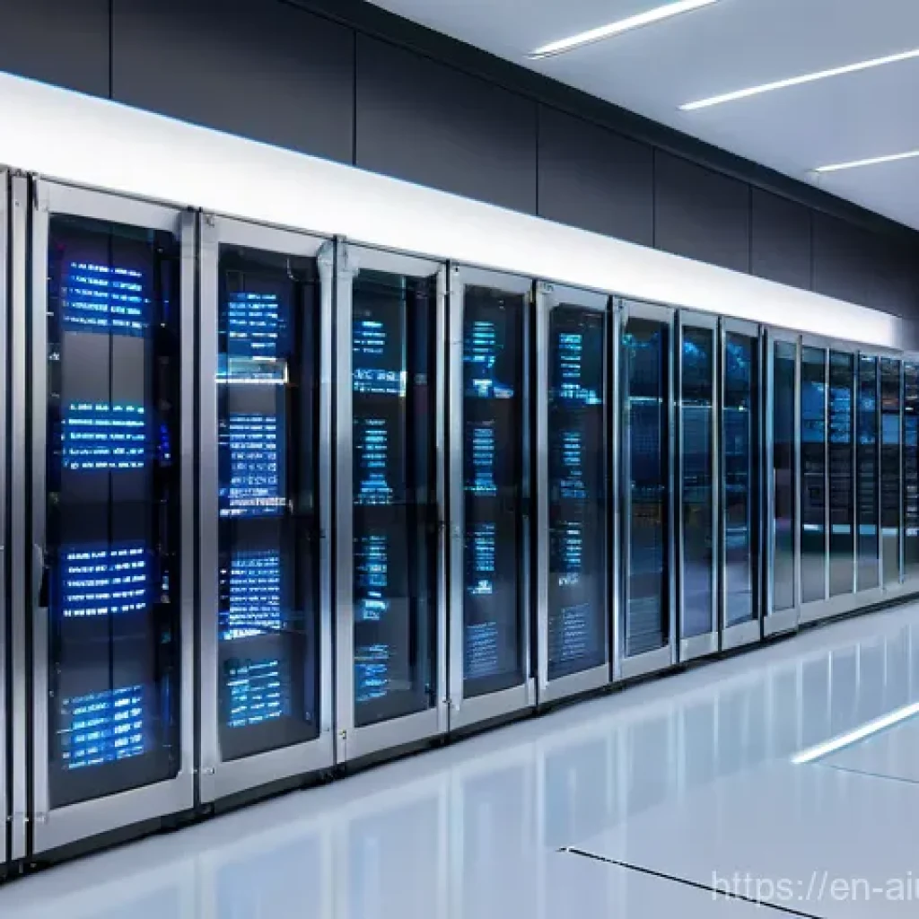 AI 하드웨어 가속기의 미래 기술 동향 - **"The Silicon Frontier: Custom AI Chip Innovation."** An ultra-modern, pristine cleanroom environme...