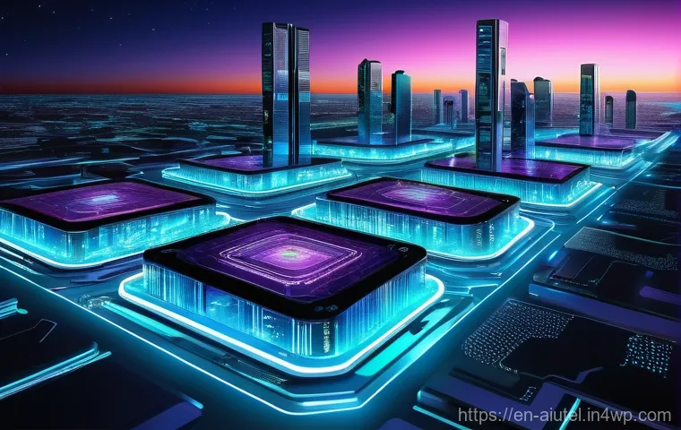 하드웨어 가속기를 활용한 AI 연구 동향 - **Edge AI in Action: Smart City Environment**
    "A dynamic, medium shot showcasing a futuristic ye...